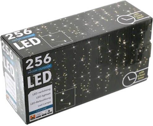 DealDonkey Basic LED sterrengordijn 160x160 cm Lichtpunten: 256