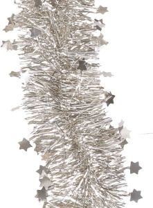 Decoris 1x Licht Parel champagne Sterren Kerstslingers 10 X 270 Cm Kerstboom Kerstslingers