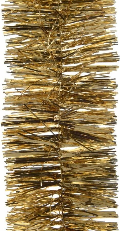 Decoris 5x Kerst lametta guirlandes goud 270 cm kerstboom versiering decoratie Kerstslingers