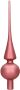 Decoris Oud roze glazen piek mat 26 cm Oud roze kerstboom versieringen - Thumbnail 2