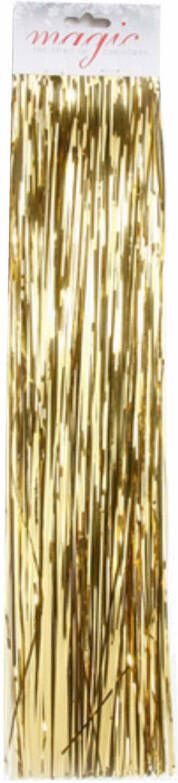 Decoris Gouden lametta engelenhaar 50 cm kerstboomversiering Engelenhaar