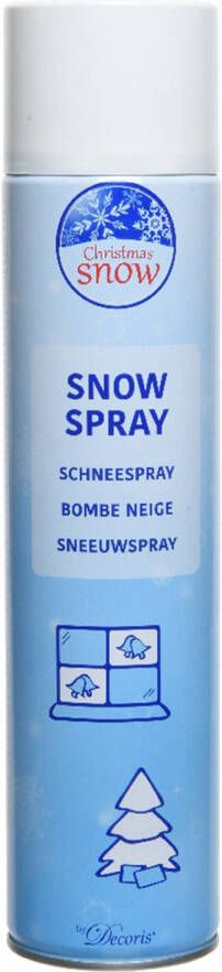 Decoris sneeuwspray XL spuitbus 600 ml Decoratiesneeuw