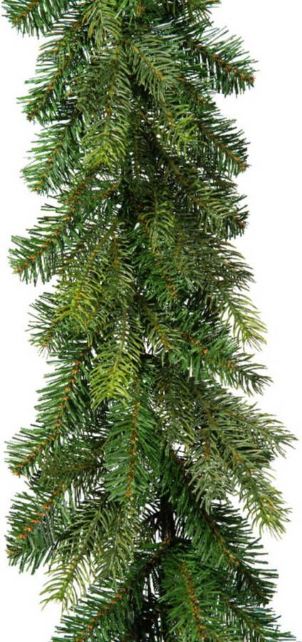 Decoris Kerst dennenslinger guirlande groen 20 x 270 cm dennenguirlandes kerstversiering Kerstslingers