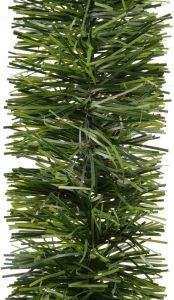 Decoris 1x Kerst lametta guirlandes groen 270 cm kerstboom versiering decoratie Guirlandes