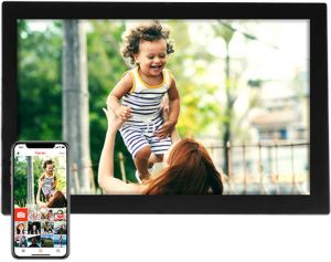Denver Digitale Fotolijst 10.1 inch GLAS DISPLAY Frameo App Fotokader WiFi IPS Touchscreen 16GB PFF1037B