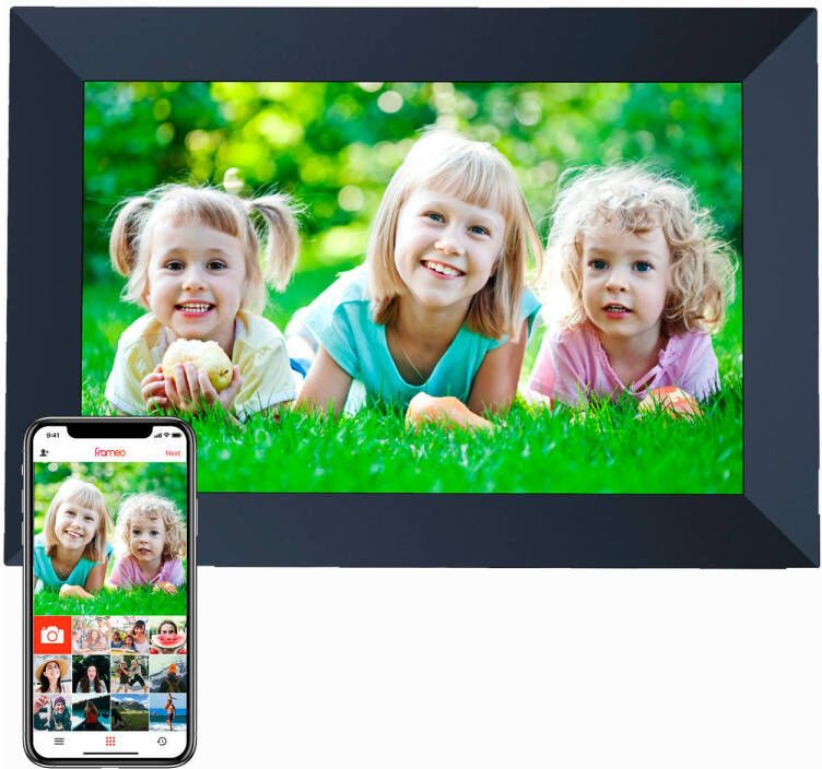 Denver Digitale Fotolijst HD 10.1 inch Frameo App Fotokader 16GB IPS Touchscreen PFF1053 Zwart