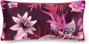 Descanso Polyester Sierkussen Farze bordeaux 30x60cm
