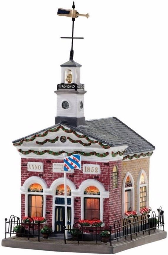 Dickensville Kerstdorp Dokkum kerk 19 5 cm kerstdorp huisje Friesland Kerstdorpen