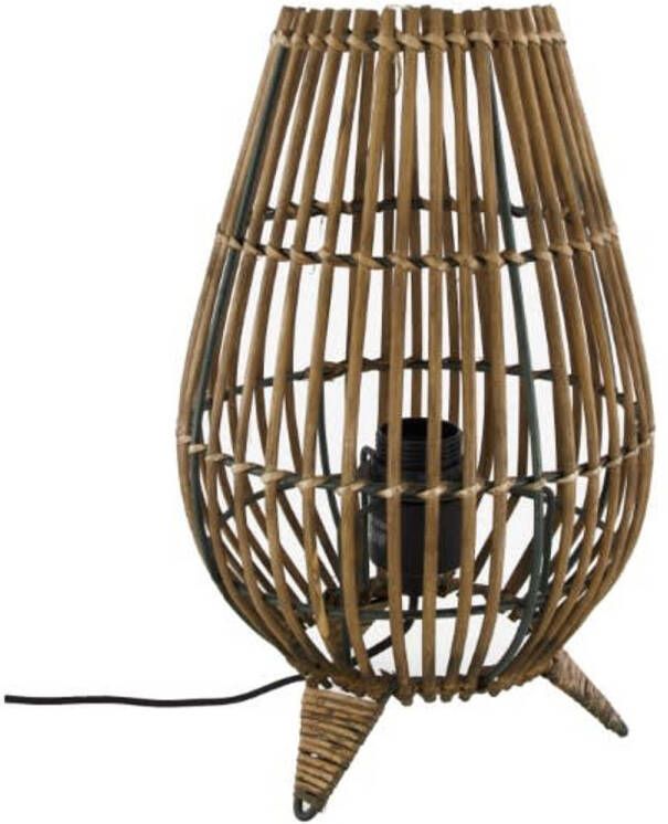 Dijk Natural Collections DKNC Lamp Bamboe 22x22x35cm Bruin