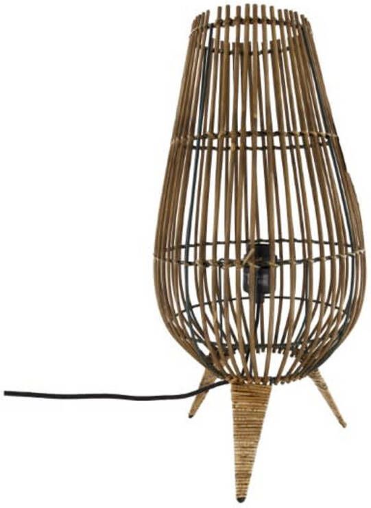 Dijk Natural Collections DKNC Lamp Bamboe 28x28x58cm Bruin