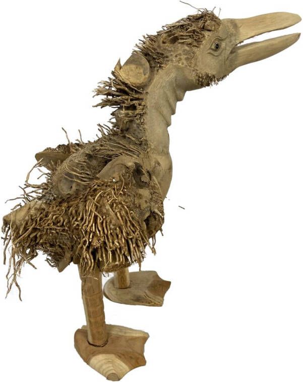 Dijk Natural Collections DKNC Pelikaan Zibo bamboe wortel 55x27x55 cm Natuurlijk