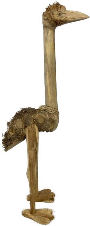 Dijk Natural Collections DKNC Struisvogel bamboe wortel 46x26x117 cm Natuurlijk