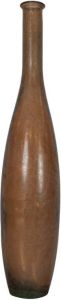 Dijk Natural Collections DKNC Vaas Gerecycled glas 20x20x100cm Bruin