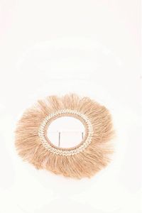 Dijk Natural Collections -Spiegel schelp-Naturel-44x3.5