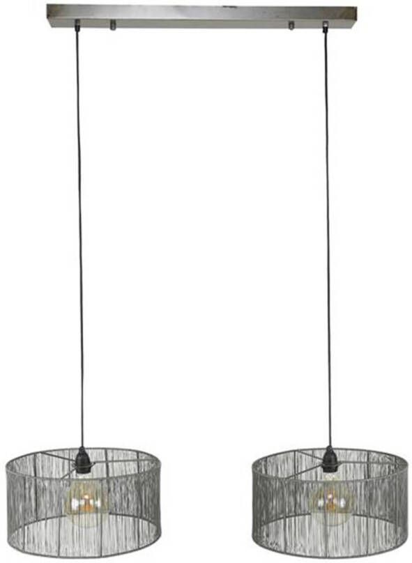 Dimehouse Industriële hanglamp Luis 2-lichts metaal
