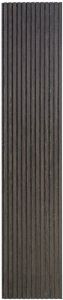 Dimehouse Set van 2 Premium Wandpanelen Houtskool Grijs vilt