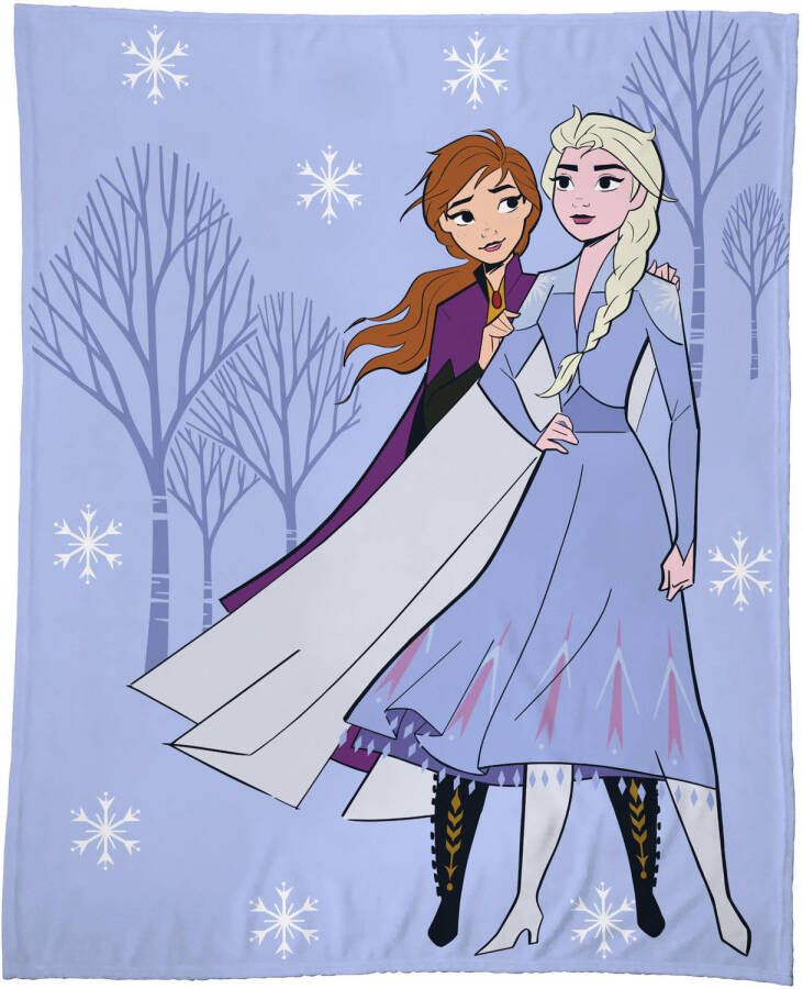 Disney Frozen Fleece deken Sisters 110 x 140 cm Polyester