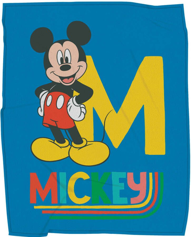 Disney Mickey Mouse Fleece deken Good Days 110 x 140 cm Polyester