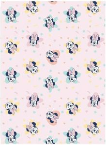 Disney Minnie Mouse Fleeceplaid Stars 110 x 150 cm Polyester