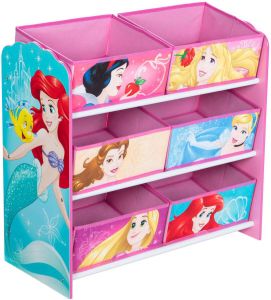 Disney Opbergkast met 6 vakken Princess 30x64x60 cm Opbergbox Princess