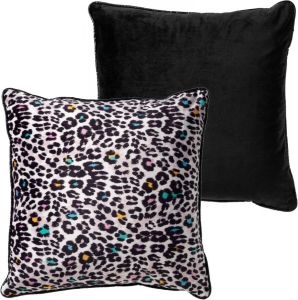 Dutch Decor BODHI Sierkussen met tijgerprint Pumice Stone + Raven 45x45 cm beige