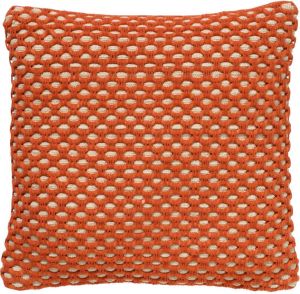 Dutch Decor DENLEY Kussenhoes van katoen Potters Clay 45x45 cm oranje