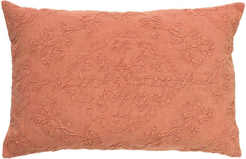 Dutch Decor EVY Kussenhoes van katoen Muted Clay 40x60 cm roze