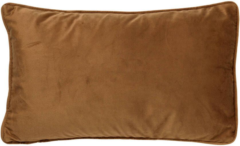 Dutch Decor FINN Sierkussen 30x50 cm velvet lendekussen Tobacco Brown bruin