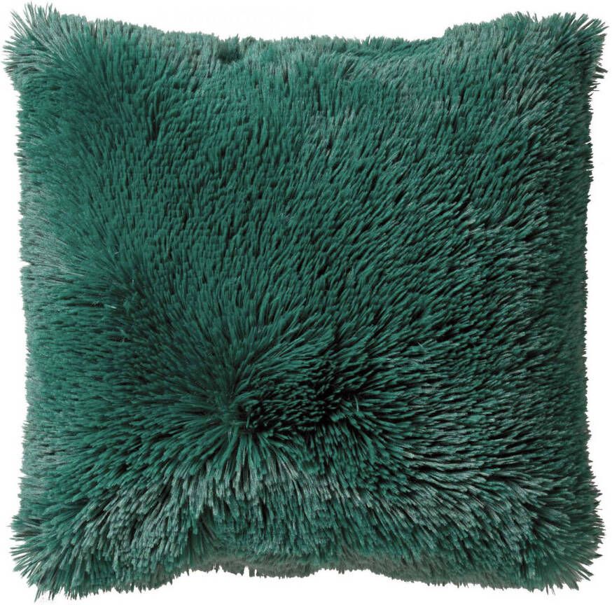 Dutch Decor FLUFFY Sierkussen 60x60 cm superzacht XL kussen Galapagos Green groen