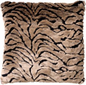Dutch Decor KENZO Kussenhoes met dierenprint 45x45 cm Rocky Road bruin