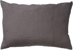 Dutch Decor LINN Sierkussen linnen Charcoal Grey 40x60 cm grijs
