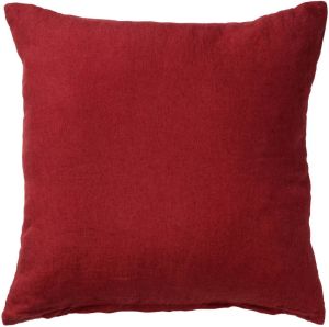 Dutch Decor LINN Sierkussen linnen Merlot 45x45 cm rood