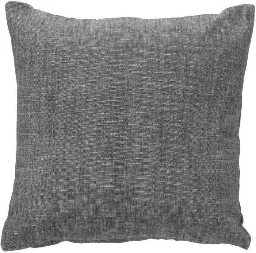 Dutch Decor NATURA Kussenhoes van 100% katoen 45x45 cm Charcoal Gray grijs