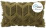 Dutch Decor ODIN Sierkussen 40x60 cm met kussenhoes van 90% gerecycled polyester Eco Line collectie Olive Branch - Thumbnail 1