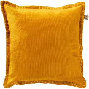 Dutch Decor REBEL Kussenhoes velvet 45x45 cm Golden Glow geel