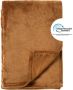 Dutch Decor SIDNEY Plaid 140x180 cm Fleece deken van 100% gerecycled polyester superzacht Tobacco Brown- bruin - Thumbnail 2