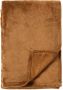 Dutch Decor SIDNEY Plaid 140x180 cm Fleece deken van 100% gerecycled polyester superzacht Tobacco Brown- bruin - Thumbnail 1