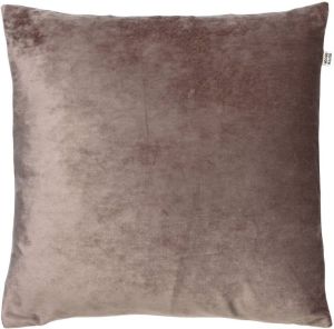 Dutch Decor SKY Sierkussen velvet Driftwood 45x45 cm taupe