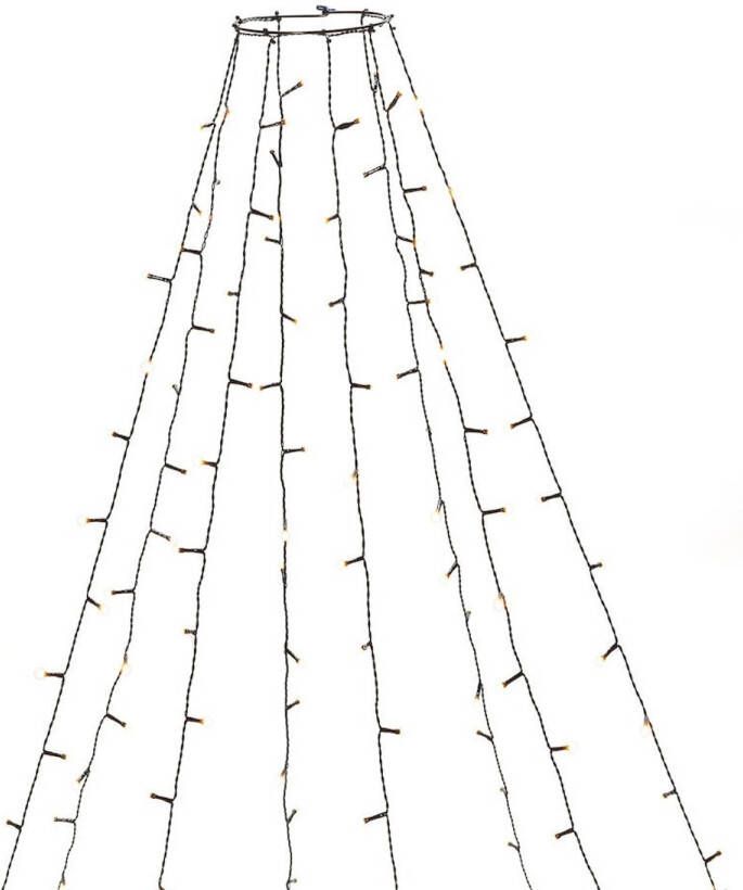 DutchDo Koga kerstboomverlichting boommantel led ABS zwart 2 4m