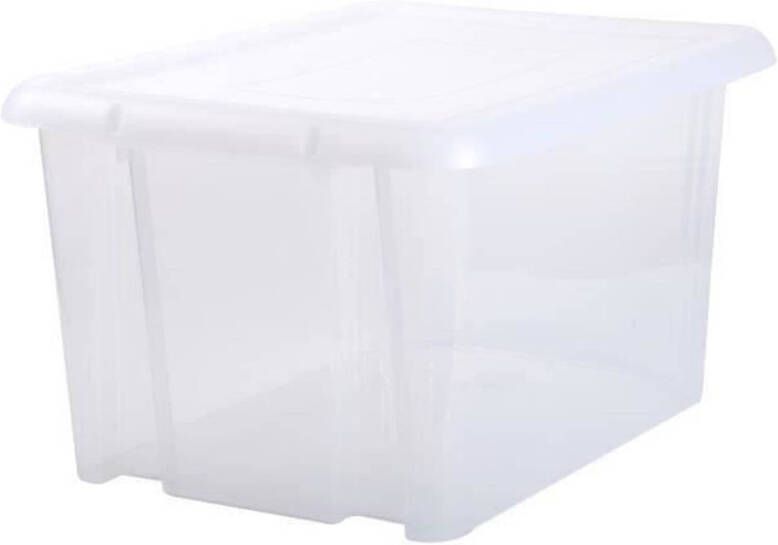 Eda Plastique EDA PLASTIC Funny Box 80 L opbergbox natuurlijk 64 7 x 49 5 x 36 2 cm