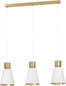 EGLO Aglientina Hanglamp E27 90 cm Koper-Geborsteld Wit