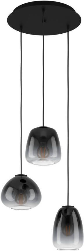 EGLO  Aguilares Hanglamp - E27 - Ø 43 cm - Zwart