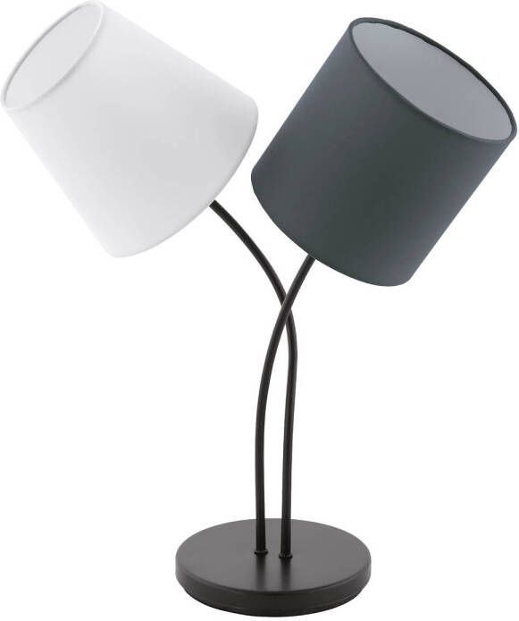 EGLO Almeida Tafellamp E14 47 5 cm Zwart Wit Antraciet