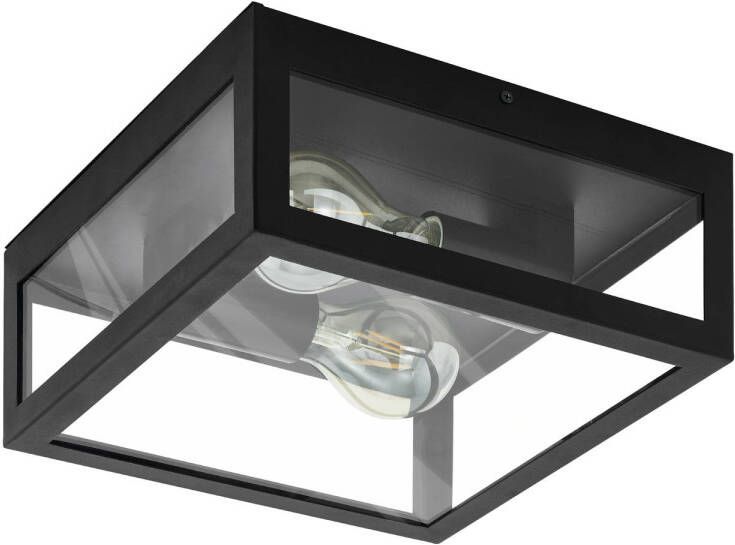 EGLO  Amezola Plafond- en Wandlamp - E27 - 29 cm - Zwart