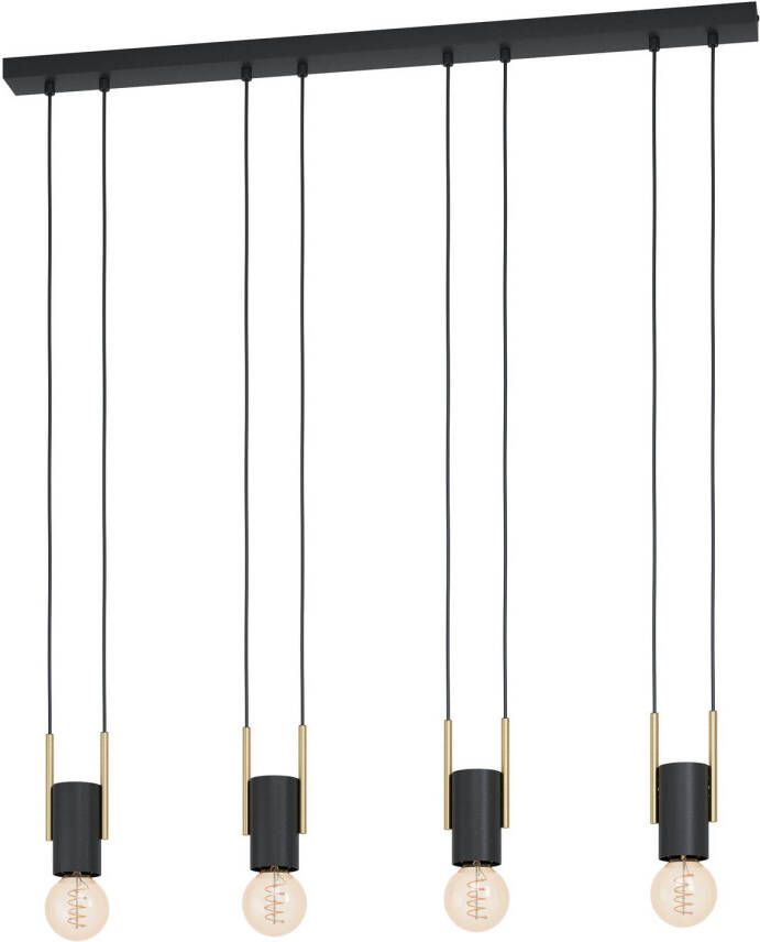 EGLO  Bitachito Hanglamp - E27 - 93 cm - Zwart Koper