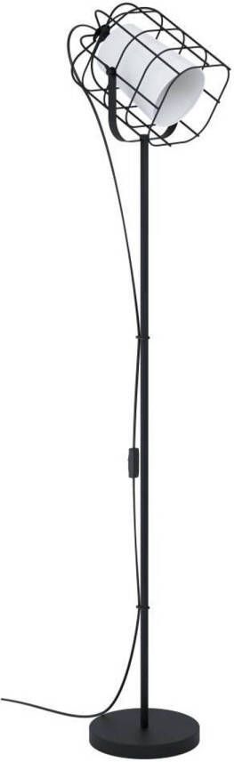 EGLO Bittams Vloerlamp E27 148 5 cm Zwart Wit