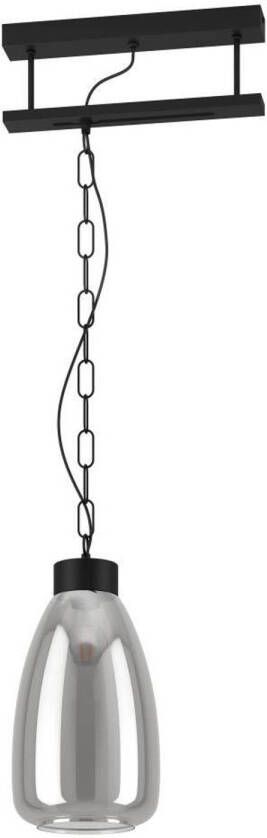EGLO BRICKFIELD Hanglamp E27 35 cm Zwart