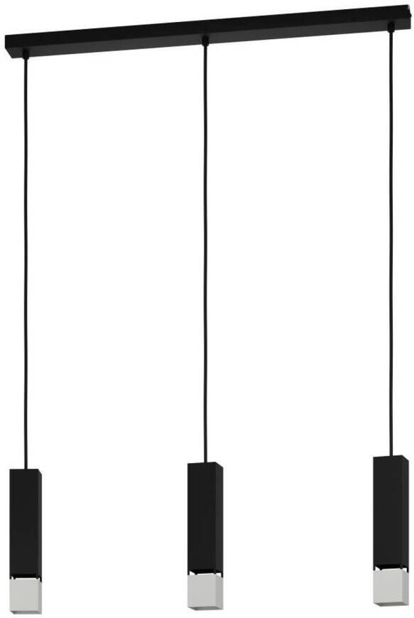 EGLO BUTRANO Hanglamp GU10 77 cm Zwart;Zilver