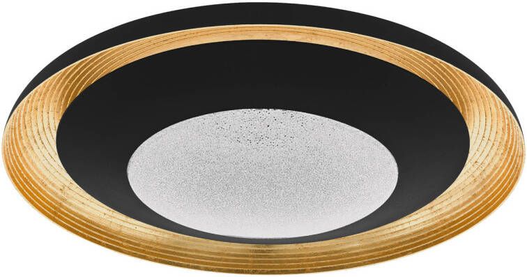 EGLO  Canicosa 2 - WDL - 2 lichts - Ø49 5 cm - LED - Zwart - Goud