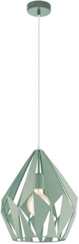 EGLO CARLTON-P Hanglamp E27 31.0 cm Groen